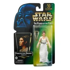 Star Wars The Black Series Princess Leia Organa (Yavin 4) Lucasfilm 50th Anniversary The Power Of The Force Figure -Hasbro Pulse F12645L00 5010993903368 pkg 21 Online 2000SQ