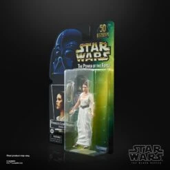 Star Wars The Black Series Princess Leia Organa (Yavin 4) Lucasfilm 50th Anniversary The Power Of The Force Figure -Hasbro Pulse F1264 PROD SW BL POTF LEIA 0035 Online 2000SQ