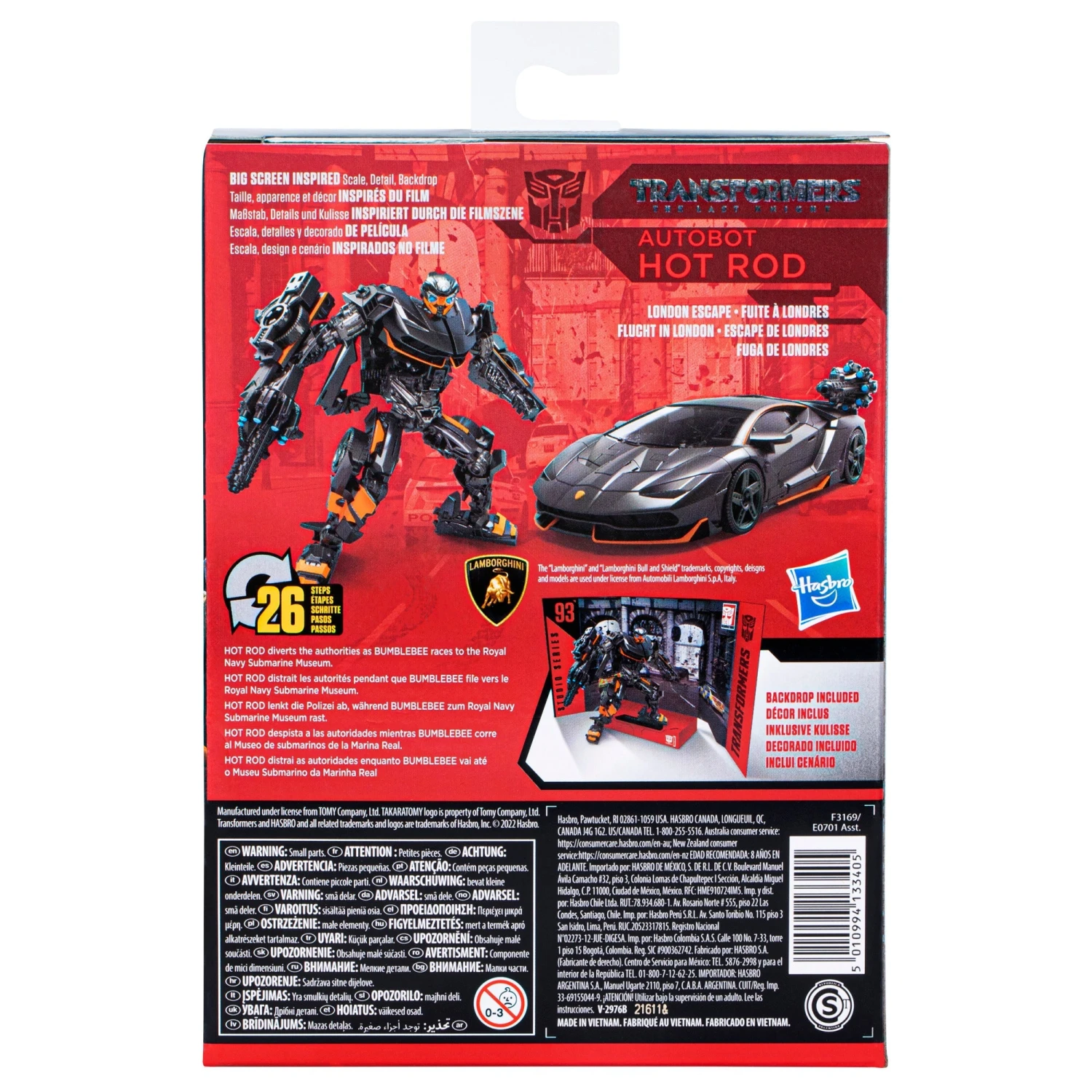 Transformers Studio Series 93 Deluxe Class Transformers: The Last Knight Autobot Hot Rod 7 Transformers Studio Series 93 Deluxe Class Transformers: The Last Knight Autobot Hot Rod - Image 5