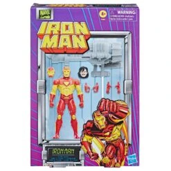 Marvel Legends Series Deluxe Retro Iron Man 40 Marvel Legends Series Deluxe Retro Iron Man -Hasbro Pulse F34835L00 pkg 22 Online 2000SQ