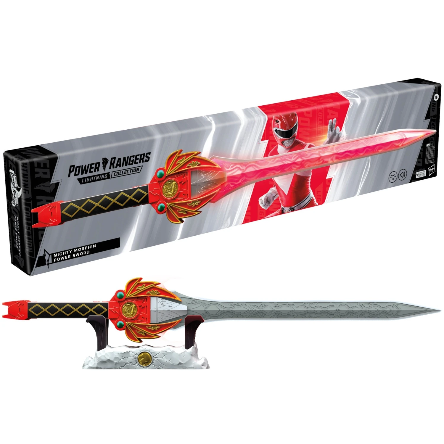 Power Rangers Lightning Collection Mighty Morphin Red Ranger Power Sword 3 Power Rangers Lightning Collection Mighty Morphin Red Ranger Power Sword