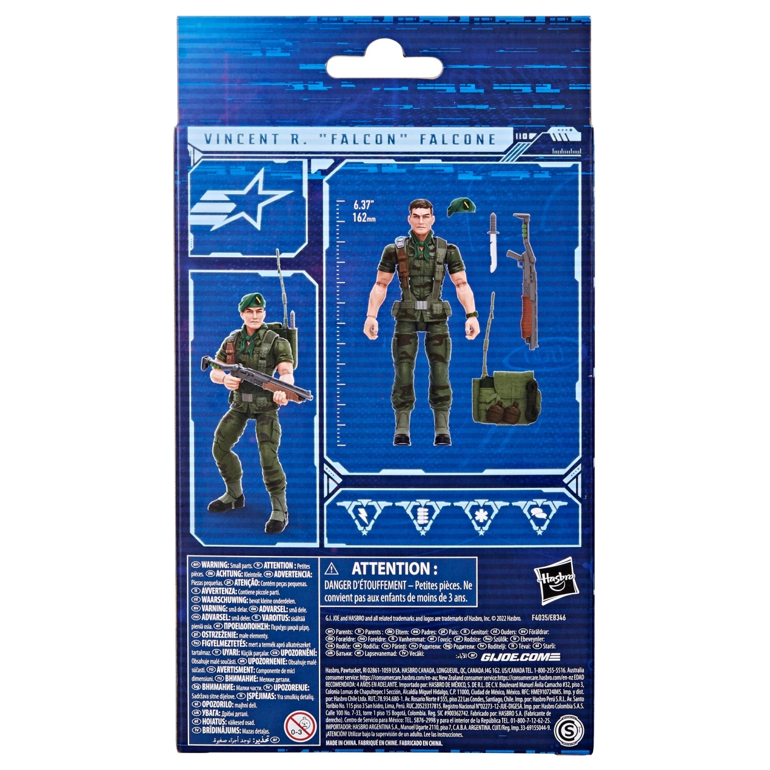 G.I. Joe Classified Series Vincent R. "Falcon" Falcone Action Figure - Presale 11 G.I. Joe Classified Series Vincent R. "Falcon" Falcone Action Figure - Presale - Image 9