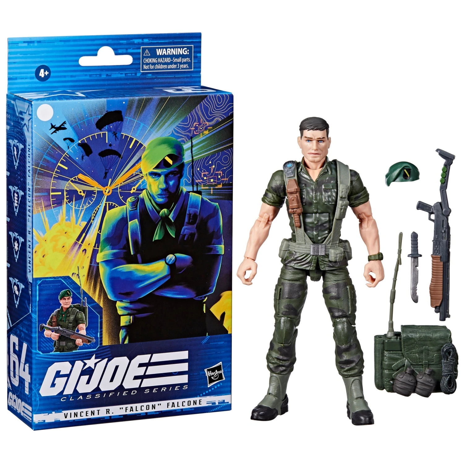 G.I. Joe Classified Series Vincent R. "Falcon" Falcone Action Figure - Presale 4 G.I. Joe Classified Series Vincent R. "Falcon" Falcone Action Figure - Presale - Image 2
