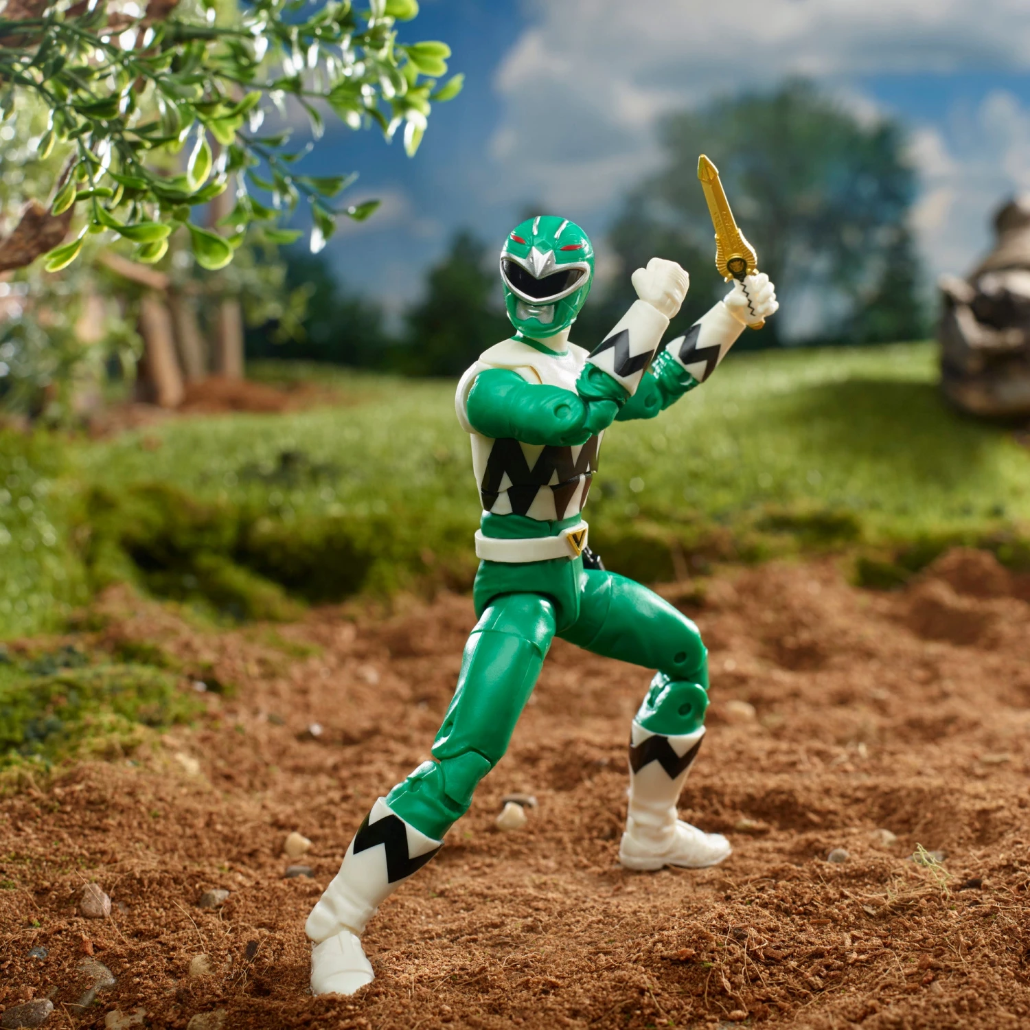Power Rangers Lightning Collection Lost Galaxy Green Ranger Figure 7 Power Rangers Lightning Collection Lost Galaxy Green Ranger Figure - Image 5