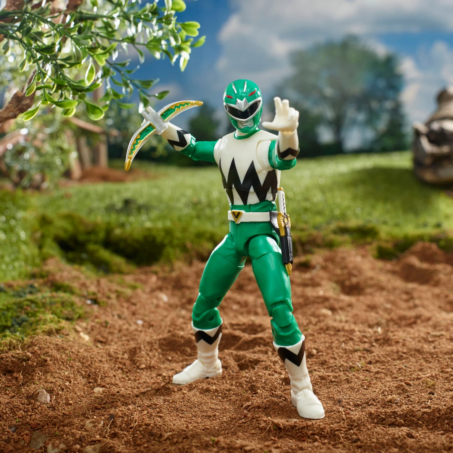 Power Rangers Lightning Collection Lost Galaxy Green Ranger Figure 11 Power Rangers Lightning Collection Lost Galaxy Green Ranger Figure - Image 9