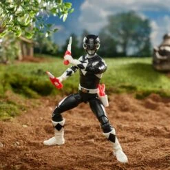 Power Rangers Lightning Collection Mighty Morphin Power Rangers Black Ranger Figure -Hasbro Pulse F4510 DIO PRG LC MMPRBLACKRANGERADAM 197856 Online 2000SQ