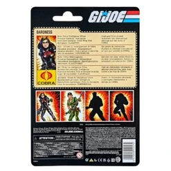 G.I. Joe Classified Series Baroness Action Figure -Hasbro Pulse F47625X00 5010993949472 back 21 Online 2000SQ