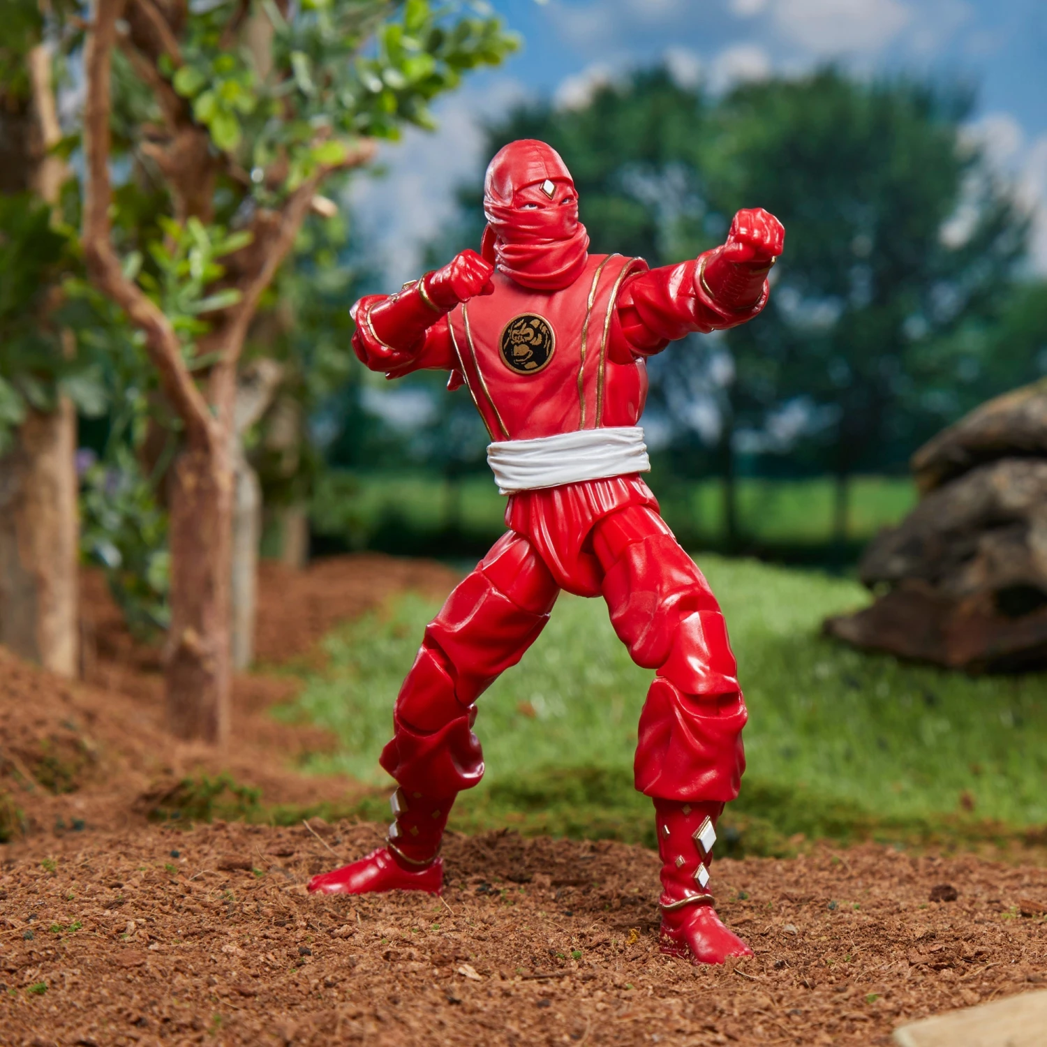 Power Rangers Lightning Collection Mighty Morphin Ninja Red Ranger Figure 14 Power Rangers Lightning Collection Mighty Morphin Ninja Red Ranger Figure - Image 12