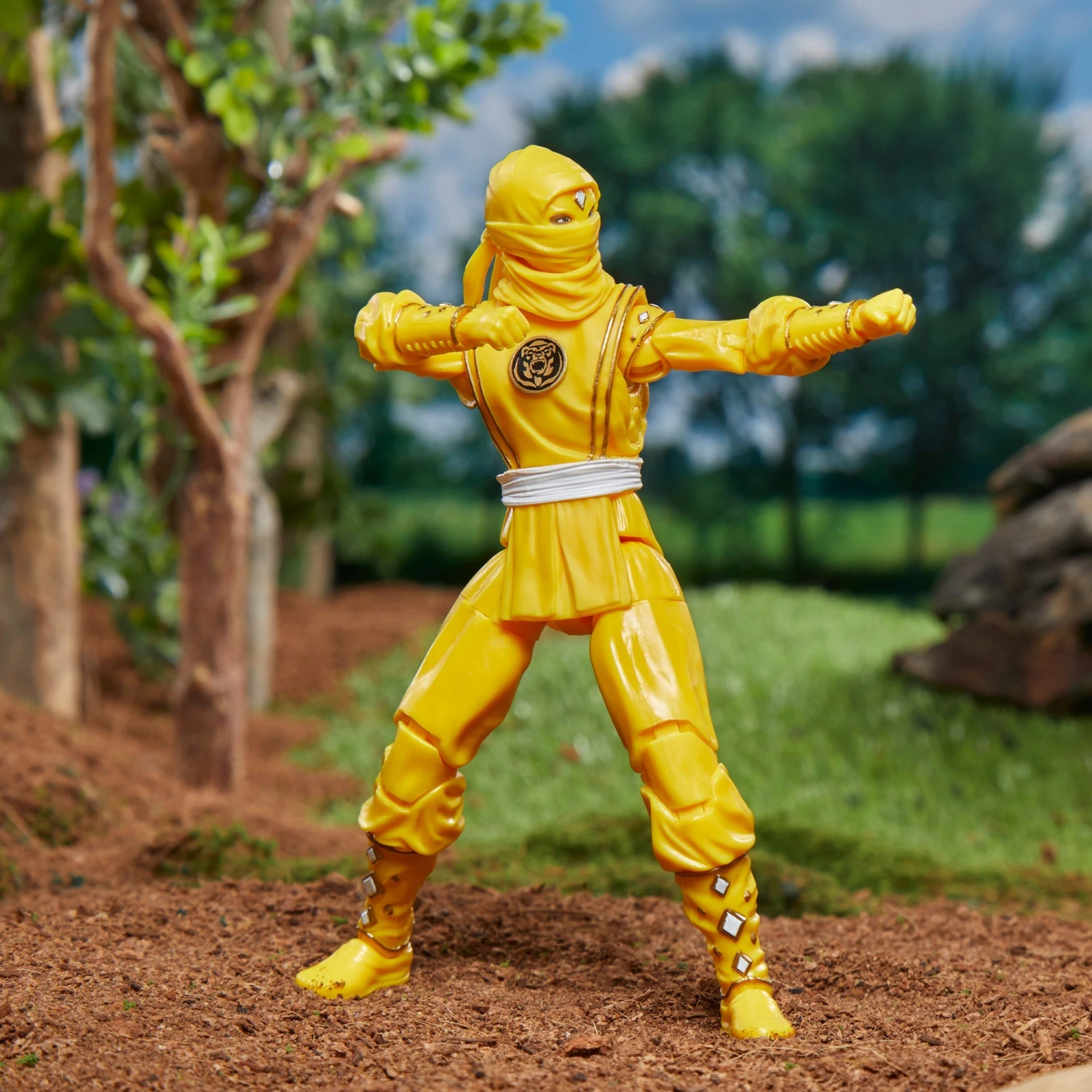 Power Rangers Lightning Collection Mighty Morphin Ninja Yellow Ranger Figure 11 Power Rangers Lightning Collection Mighty Morphin Ninja Yellow Ranger Figure - Image 10