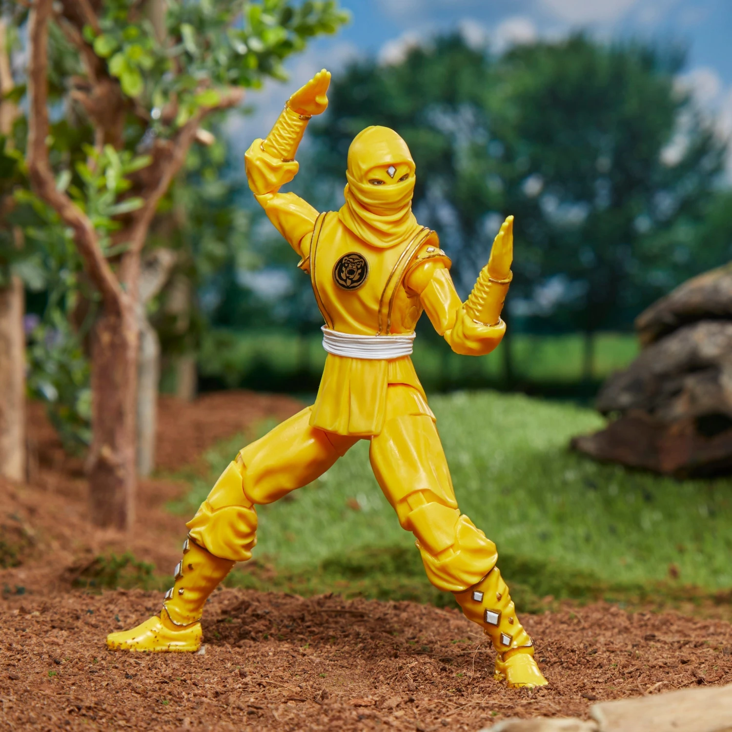 Power Rangers Lightning Collection Mighty Morphin Ninja Yellow Ranger Figure 6 Power Rangers Lightning Collection Mighty Morphin Ninja Yellow Ranger Figure - Image 5