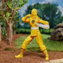 Power Rangers Lightning Collection Mighty Morphin Ninja Yellow Ranger Figure 26 Power Rangers Lightning Collection Mighty Morphin Ninja Yellow Ranger Figure -Hasbro Pulse F5189 DIO PRG Ninjetti YellowRanger 02067 Large 300DPI