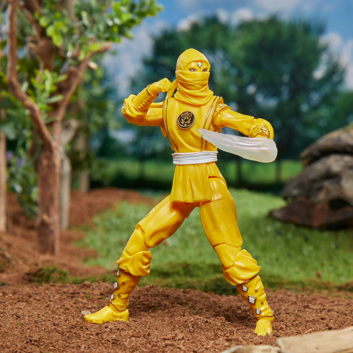 Power Rangers Lightning Collection Mighty Morphin Ninja Yellow Ranger Figure 16 Power Rangers Lightning Collection Mighty Morphin Ninja Yellow Ranger Figure - Image 15