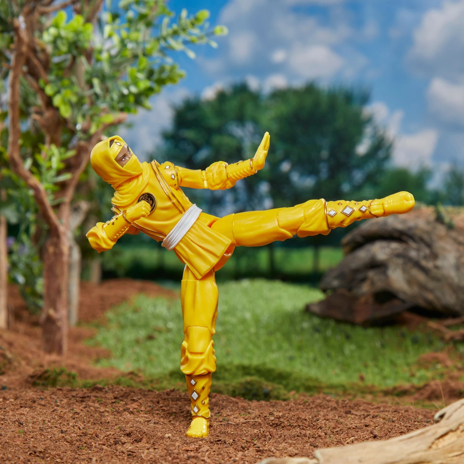 Power Rangers Lightning Collection Mighty Morphin Ninja Yellow Ranger Figure 17 Power Rangers Lightning Collection Mighty Morphin Ninja Yellow Ranger Figure - Image 16