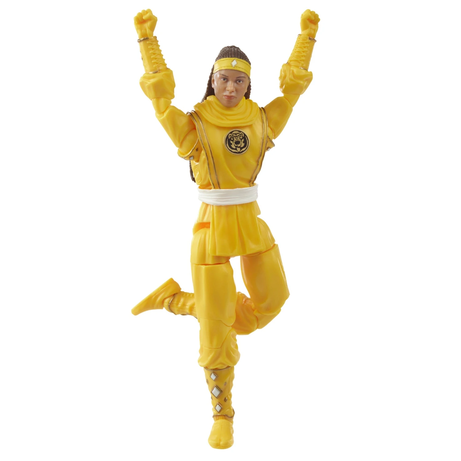 Power Rangers Lightning Collection Mighty Morphin Ninja Yellow Ranger Figure 5 Power Rangers Lightning Collection Mighty Morphin Ninja Yellow Ranger Figure - Image 4