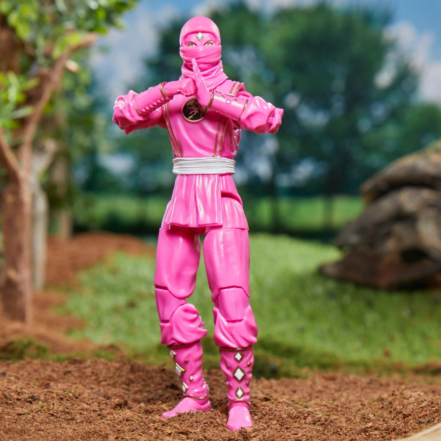 Power Rangers Lightning Collection Mighty Morphin Ninja Pink Ranger Figure 8 Power Rangers Lightning Collection Mighty Morphin Ninja Pink Ranger Figure - Image 6