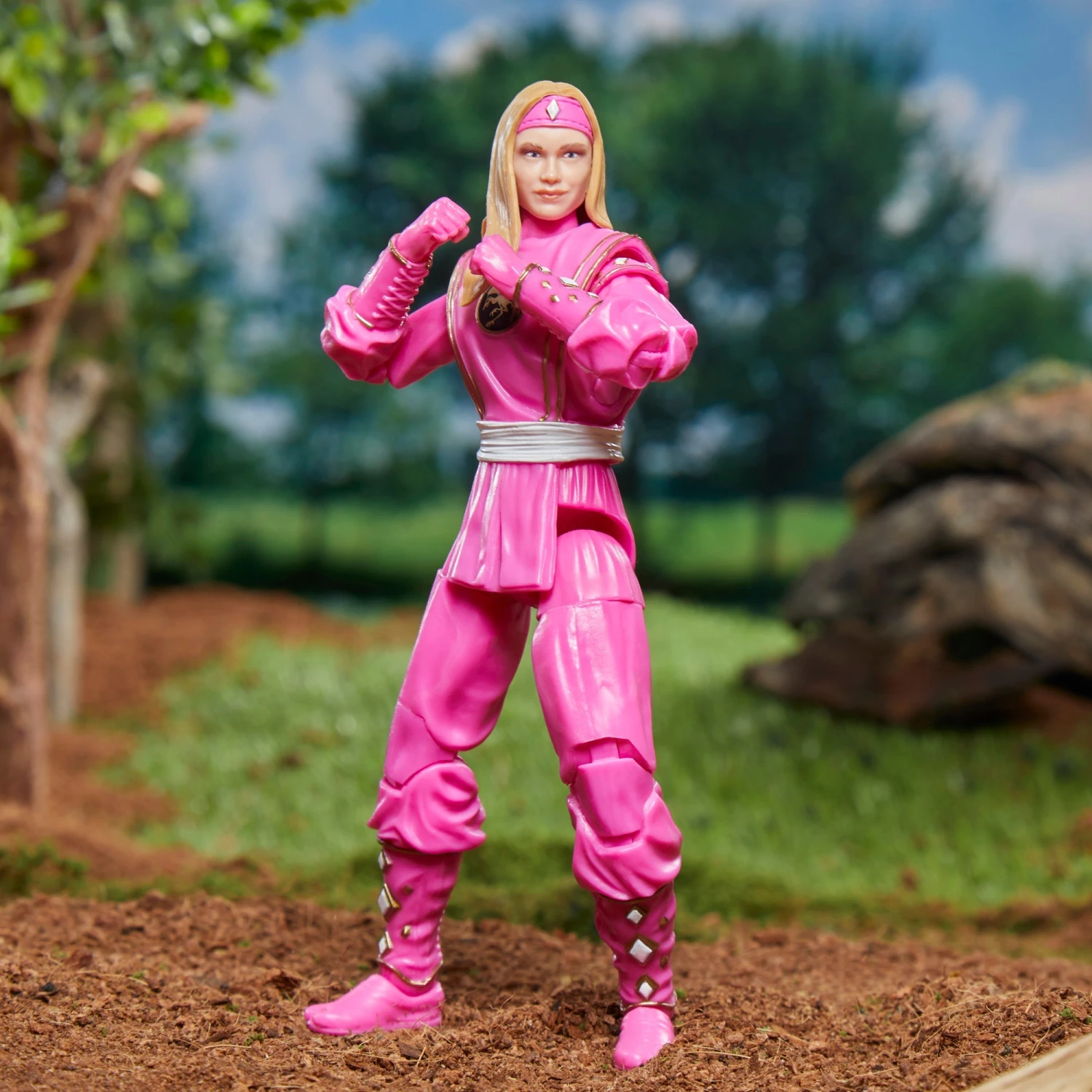 Power Rangers Lightning Collection Mighty Morphin Ninja Pink Ranger Figure 10 Power Rangers Lightning Collection Mighty Morphin Ninja Pink Ranger Figure - Image 8
