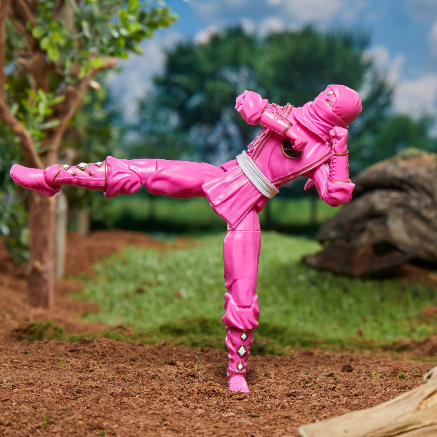 Power Rangers Lightning Collection Mighty Morphin Ninja Pink Ranger Figure 12 Power Rangers Lightning Collection Mighty Morphin Ninja Pink Ranger Figure - Image 10