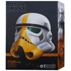 Star Wars The Black Series Artillery Stormtrooper Premium Electronic Helmet -Hasbro Pulse F55485L00 left 22 Online 2000SQ