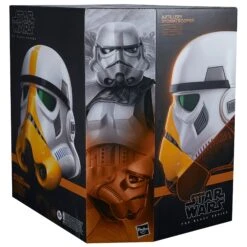 Star Wars The Black Series Artillery Stormtrooper Premium Electronic Helmet -Hasbro Pulse F55485L00 pkg 22 Online 2000SQ