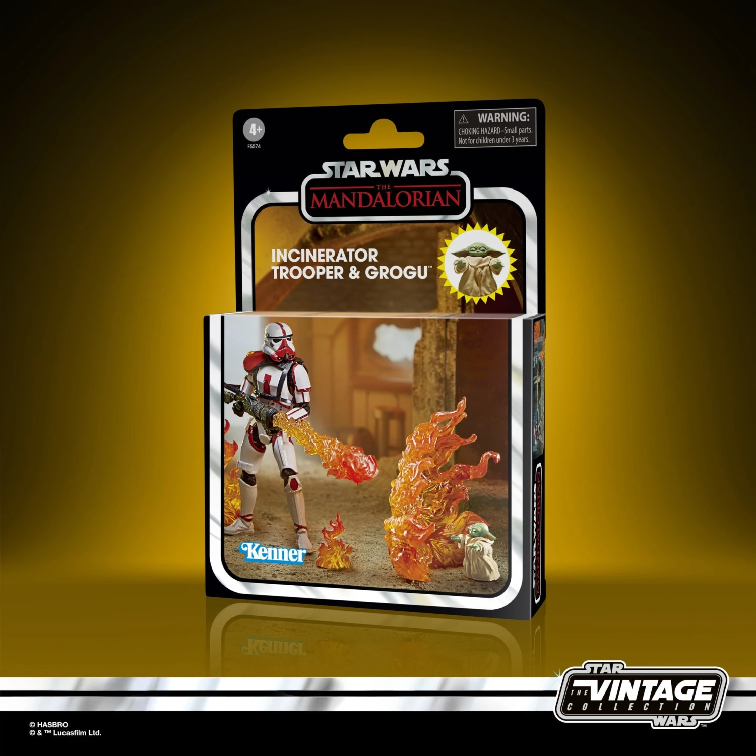 Star Wars The Vintage Collection Deluxe Incinerator Trooper & Grogu 14 Star Wars The Vintage Collection Deluxe Incinerator Trooper & Grogu - Image 12
