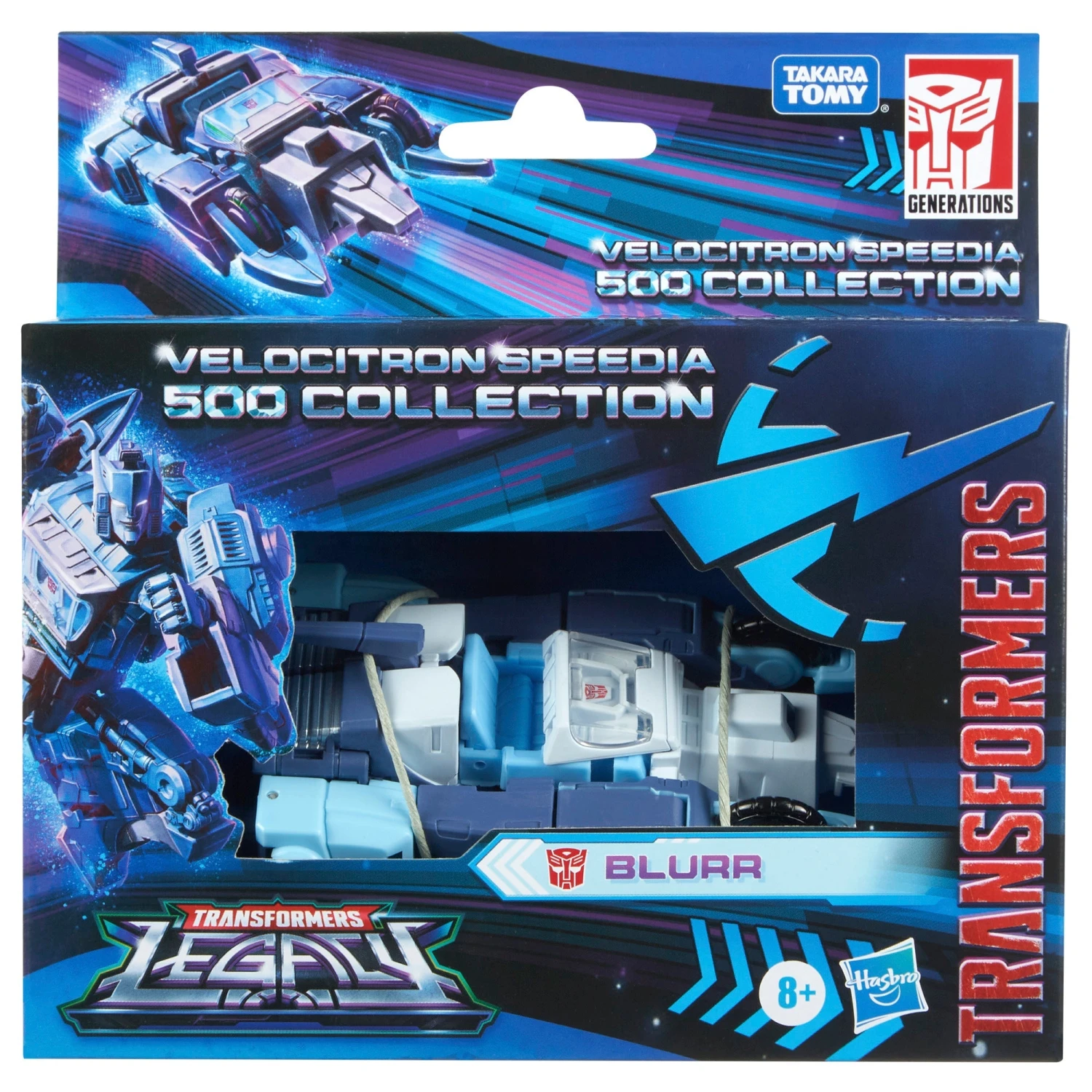 Transformers Legacy Velocitron Speedia 500 Collection Deluxe Blurr 4 Transformers Legacy Velocitron Speedia 500 Collection Deluxe Blurr - Image 2