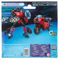 Transformers Legacy Velocitron Speedia 500 Collection Deluxe G2 Universe Road Rocket -Hasbro Pulse F57605L00 back 22 Online 2000SQ