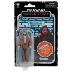 Star Wars Retro Collection Obi-Wan Kenobi (Wandering Jedi) -Hasbro Pulse F57705X00 pkg 22 Online 2000SQ