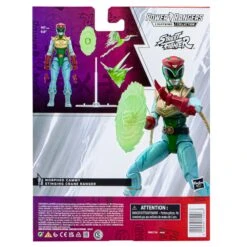 Power Rangers X Street Fighter Lightning Collection Morphed Cammy Stinging Crane Ranger -Hasbro Pulse F61185L00 back 22 Online 2000SQ