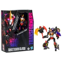 Transformers Generations Shattered Glass Collection Decepticon Flamewar With Fireglide & IDW’s Shattered Glass— Flamewar (Exclusive Hasbro Pulse Variant Cover) -Hasbro Pulse F62815L00 combo 22 Online 2000SQ