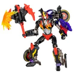 Transformers Generations Shattered Glass Collection Decepticon Flamewar With Fireglide & IDW’s Shattered Glass— Flamewar (Exclusive Hasbro Pulse Variant Cover)