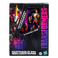 Transformers Generations Shattered Glass Collection Decepticon Flamewar With Fireglide & IDW’s Shattered Glass— Flamewar (Exclusive Hasbro Pulse Variant Cover) -Hasbro Pulse F62815L00 pkg 22 Online 2000SQ