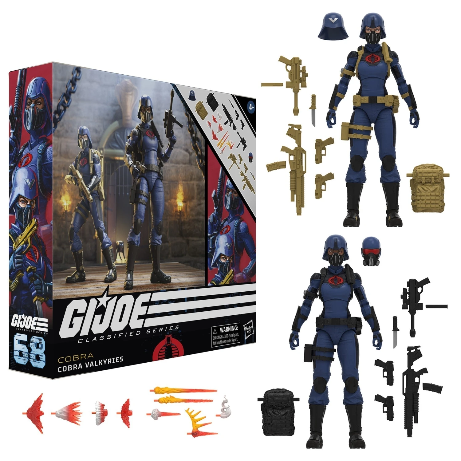 G.I. Joe Classified Series Cobra Valkyries Figures, 68 - Presale 12 G.I. Joe Classified Series Cobra Valkyries Figures, 68 - Presale - Image 10