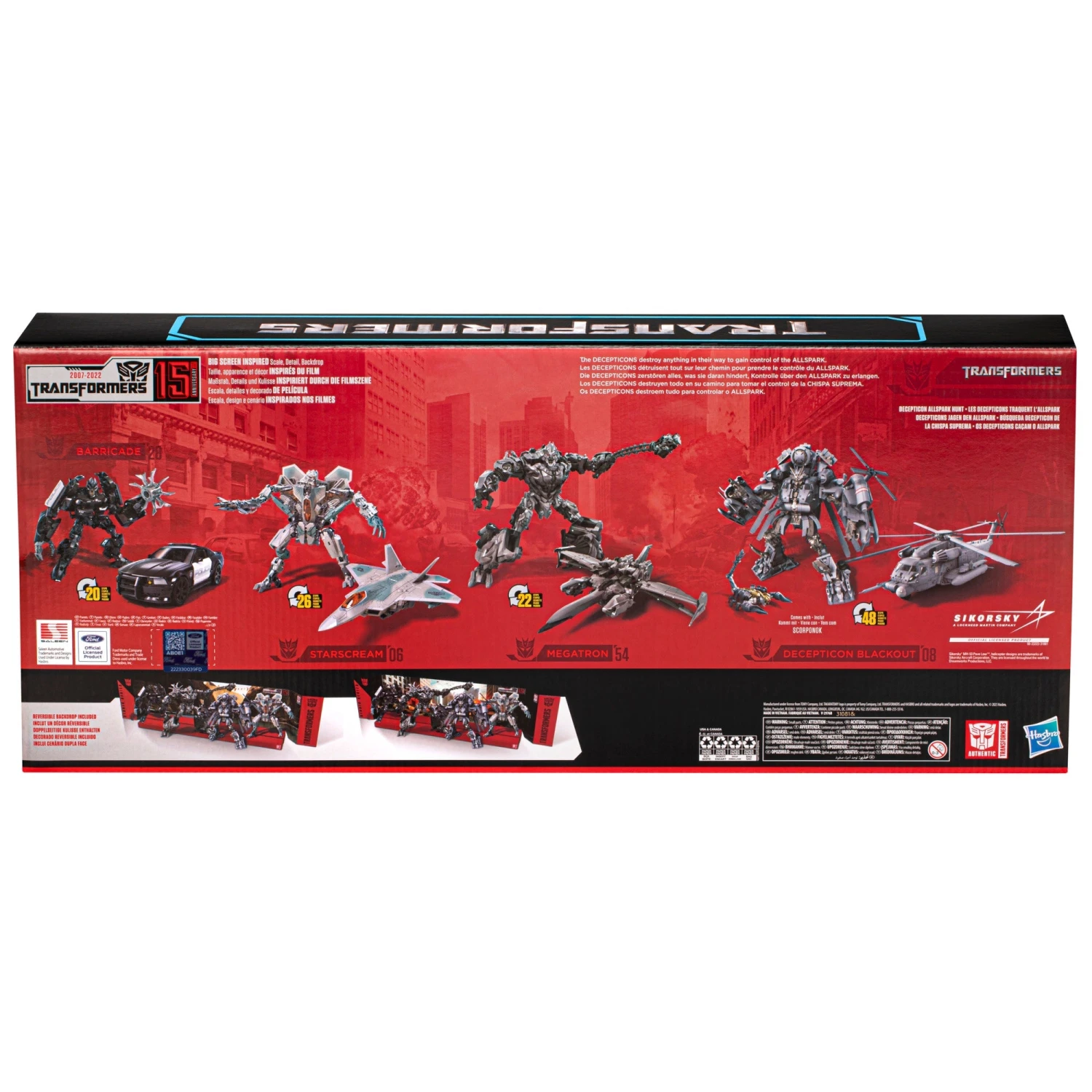 Transformers Studio Series Transformers Movie 1 15th Anniversary Decepticon Multipack 7 Transformers Studio Series Transformers Movie 1 15th Anniversary Decepticon Multipack - Image 5