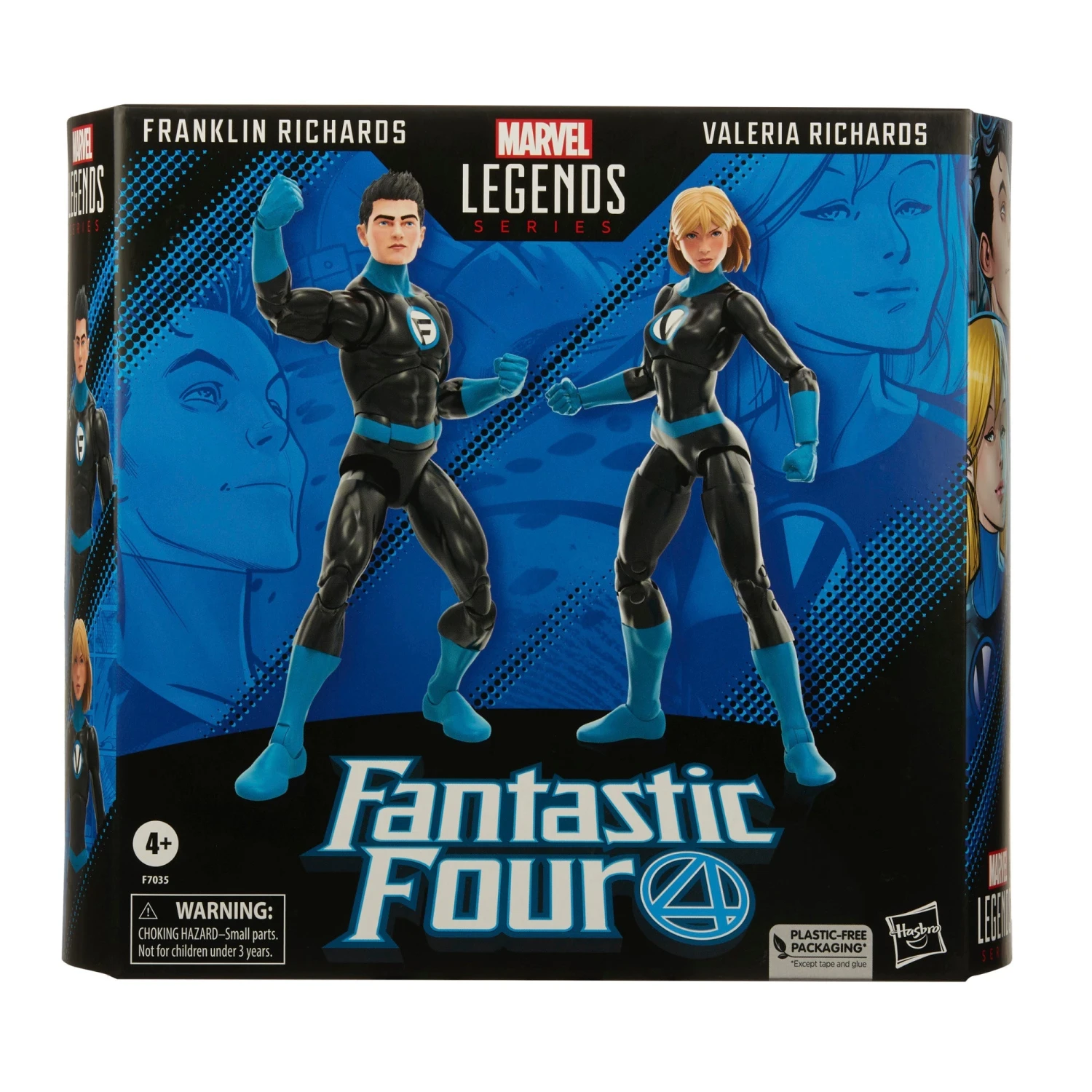 Hasbro Marvel Legends Series Fantastic Four Franklin Richards And Valeria Richards 4 Hasbro Marvel Legends Series Fantastic Four Franklin Richards And Valeria Richards - Image 2