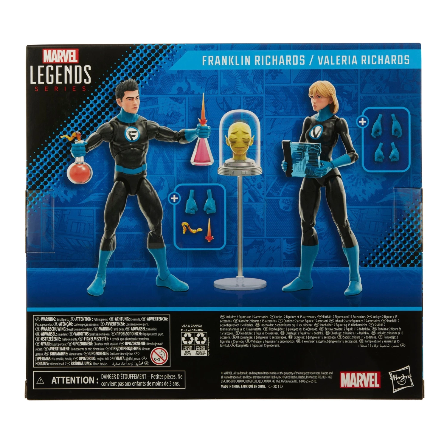Hasbro Marvel Legends Series Fantastic Four Franklin Richards And Valeria Richards 14 Hasbro Marvel Legends Series Fantastic Four Franklin Richards And Valeria Richards - Image 12