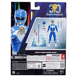 Power Rangers Lightning Collection Remastered Mighty Morphin Blue Ranger -Hasbro Pulse F7383XB00 back 22 Online 2000SQ