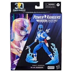 Power Rangers Lightning Collection Remastered Mighty Morphin Blue Ranger -Hasbro Pulse F7383XB00 pkg 22 Online 2000SQ