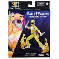 Power Rangers Lightning Collection Remastered Mighty Morphin Yellow Ranger -Hasbro Pulse F73855X00 pkg 22 Online 2000SQ
