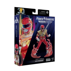 Power Rangers Lightning Collection Remastered Mighty Morphin Red Ranger - Presale -Hasbro Pulse F73865L00 PKG PRG MEADOW FAR side