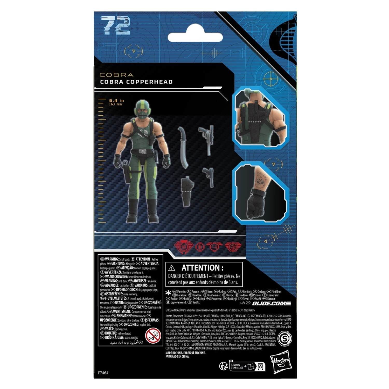 G.I. Joe Classified Series Cobra Copperhead Figure, 72 - Presale 10 G.I. Joe Classified Series Cobra Copperhead Figure, 72 - Presale - Image 8