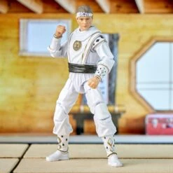 Power Rangers Lightning Collection Mighty Morphin X Cobra Kai Daniel LaRusso Morphed White Crane Ranger
