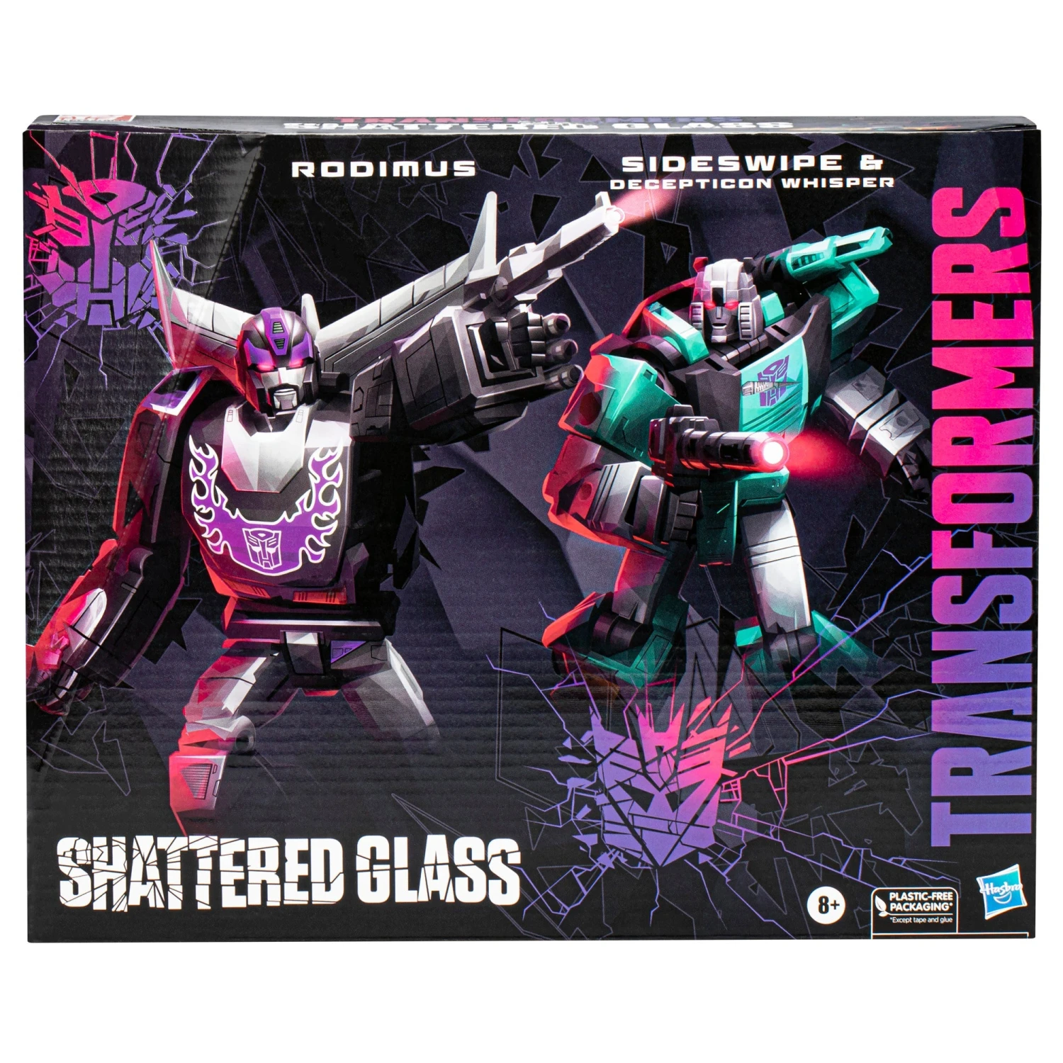 Transformers Generations Shattered Glass Collection Rodimus, Sideswipe, And Decepticon Whisper 4 Transformers Generations Shattered Glass Collection Rodimus, Sideswipe, And Decepticon Whisper - Image 2