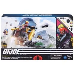 G.I. Joe Classified Series Python Patrol Tele-Viper & Cobra Flight Pod (Trubble Bubble) -Hasbro Pulse F83955B61 pkg 23 2000px 300DPI