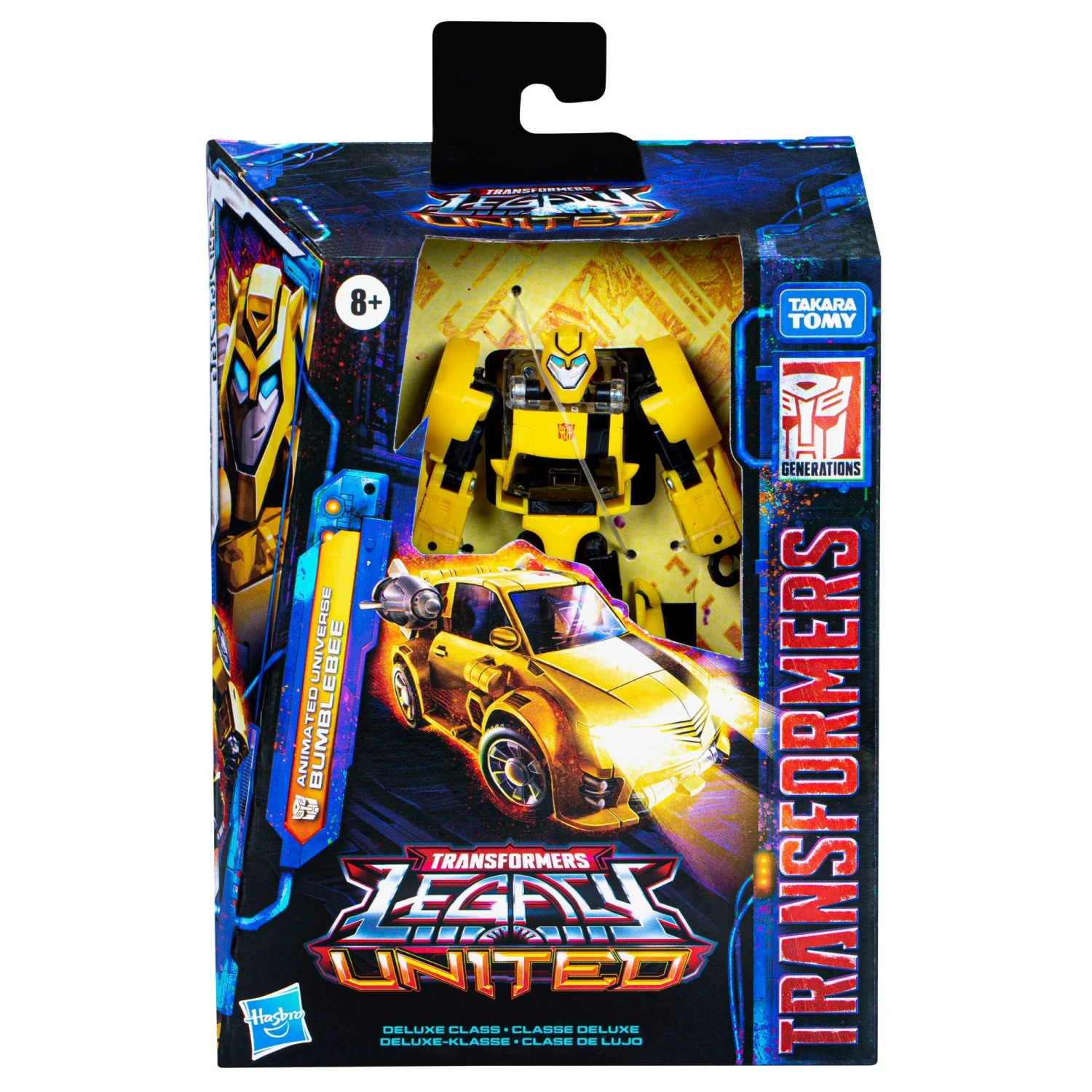 Transformers Legacy United Deluxe Class Animated Universe Bumblebee 4 Transformers Legacy United Deluxe Class Animated Universe Bumblebee - Image 2