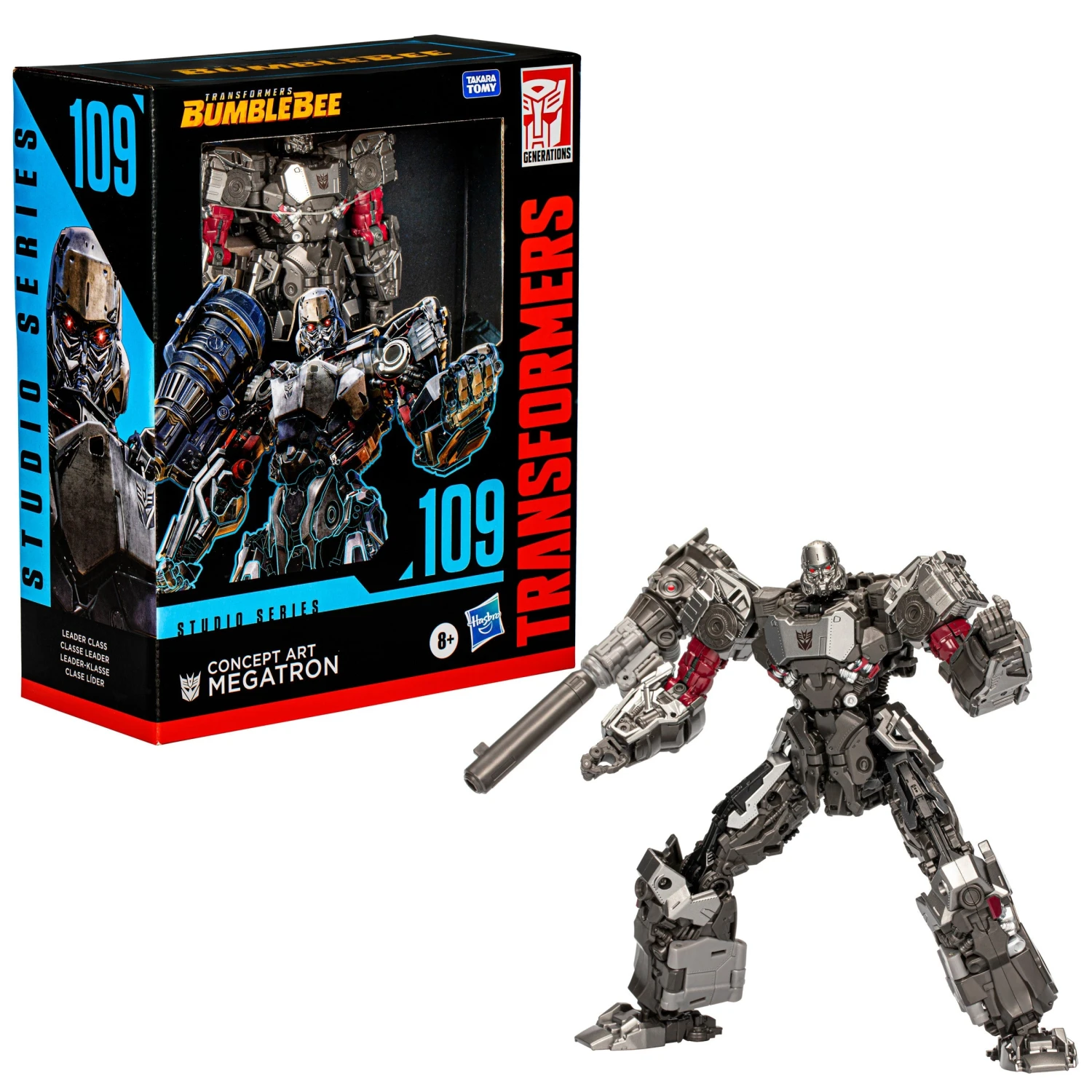 Transformers Studio Series Leader Transformers: Bumblebee 109 Concept Art Megatron - Presale 6 Transformers Studio Series Leader Transformers: Bumblebee 109 Concept Art Megatron - Presale - Image 4