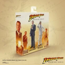 Indiana Jones Adventure Series Marcus Brody & René Belloq (Ark Showdown) - Presale -Hasbro Pulse F8844 45D1
