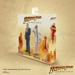 Indiana Jones Adventure Series Marcus Brody & René Belloq (Ark Showdown) - Presale -Hasbro Pulse F8844 45D2