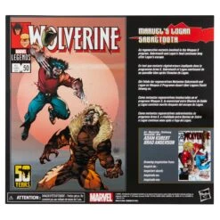 Marvel Legends Series Marvel's Logan Vs Sabretooth - Presale -Hasbro Pulse F90215L00 back 23 2000px 300DPI