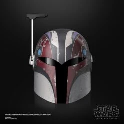 Star Wars The Black Series Sabine Wren Electronic Helmet -Hasbro Pulse F9179 RENDER SW BL JENSEN ELECTRONIC HELMET Front 2000px 300DPI