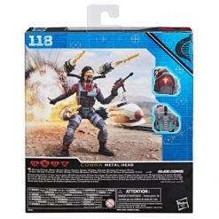 G.I. Joe Classified Series #118, Iron Grenadier Metal-Head - Presale -Hasbro Pulse F92285L00 back 23 2400px 133DPI